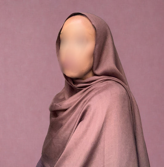 brun premium modal hijab – 180x70 cm | mjuk, lyxig & elegant