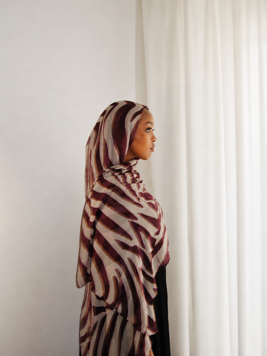 zebra modal hijab