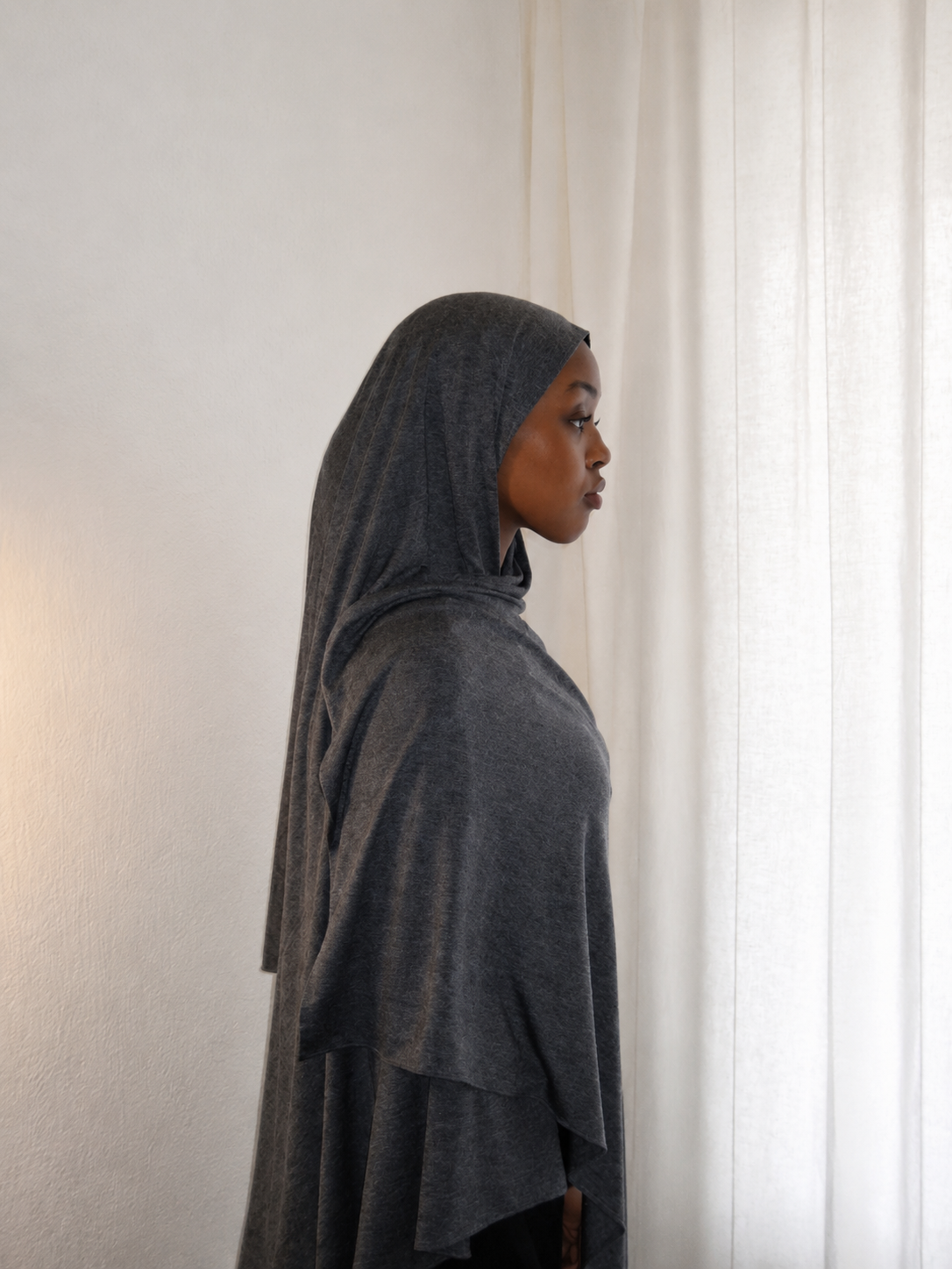 grey marl bamboo jersey