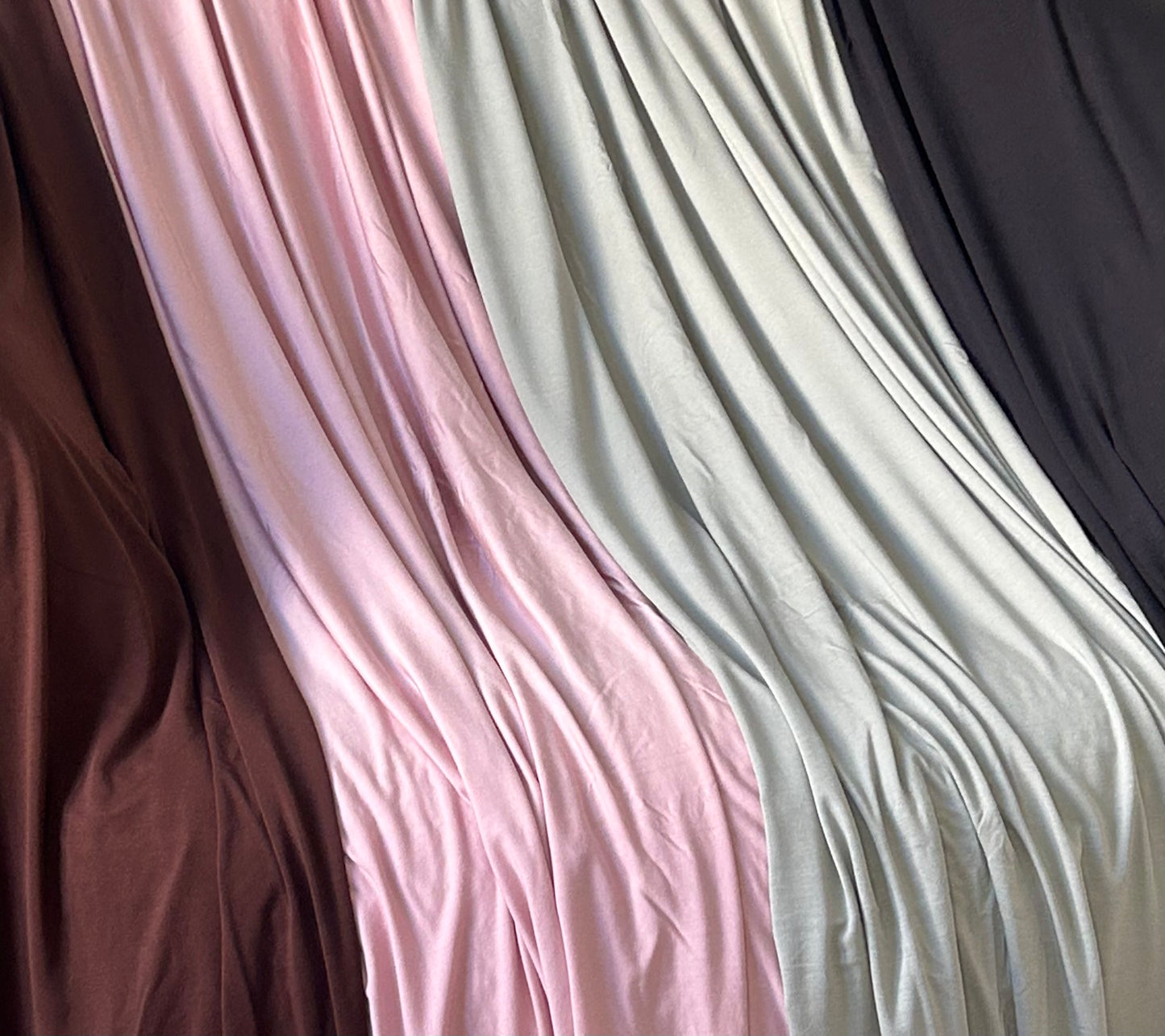 dark brown premium bamboo jersey hijab
