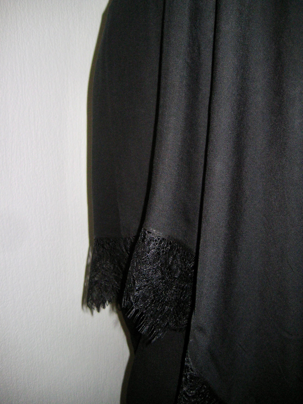 black lace modal hijab