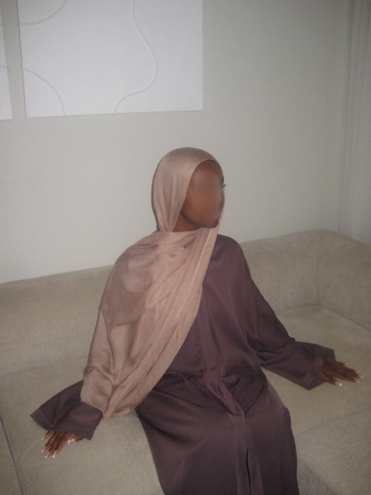 caramel modal hijab