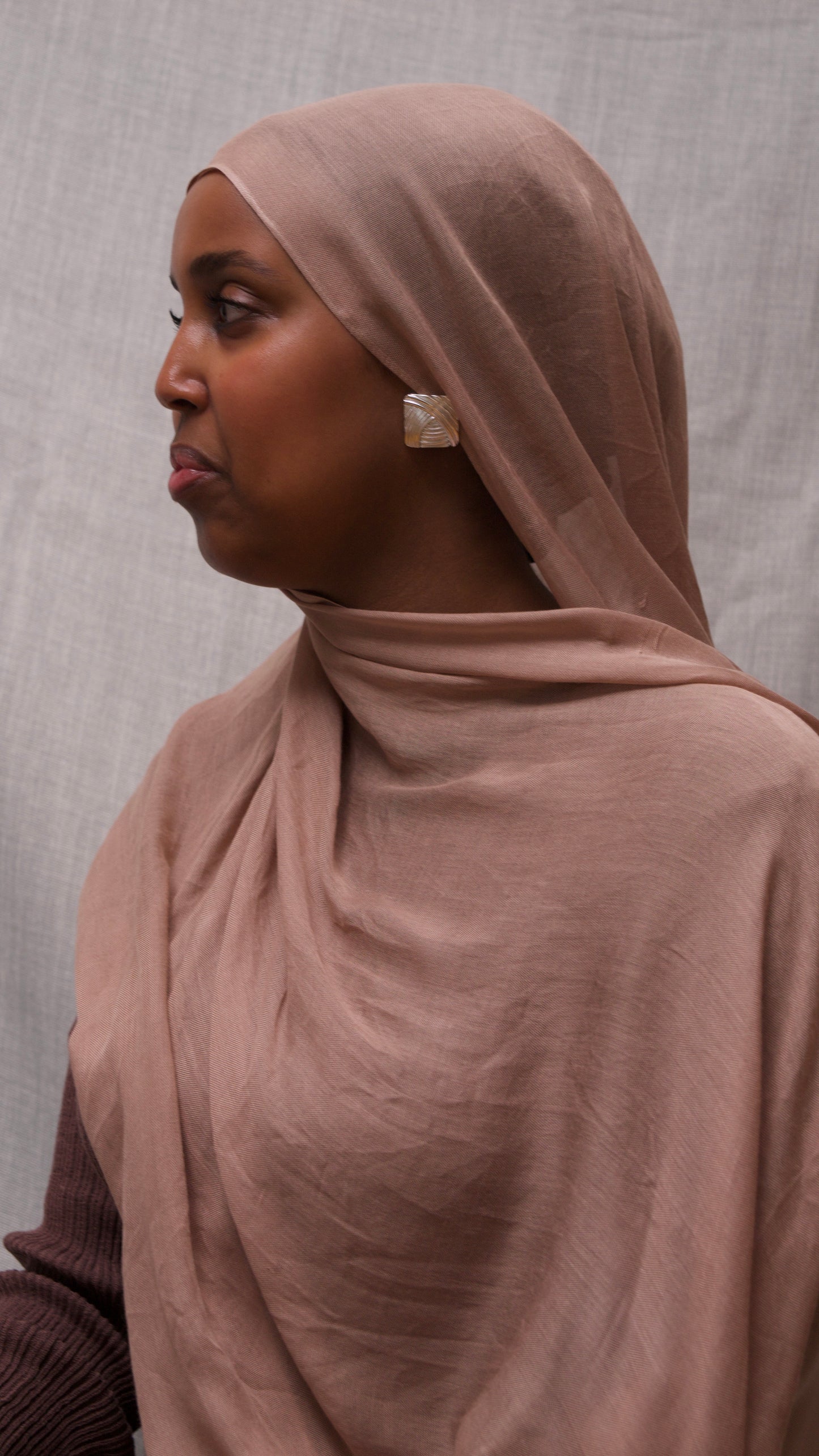 caramel modal hijab