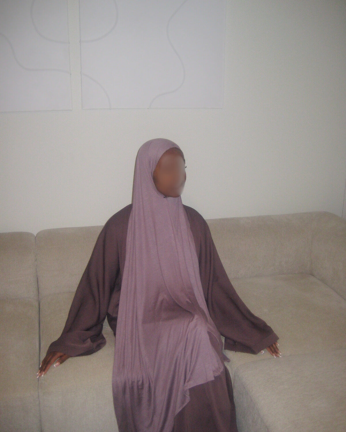 lila premium jersey hijab